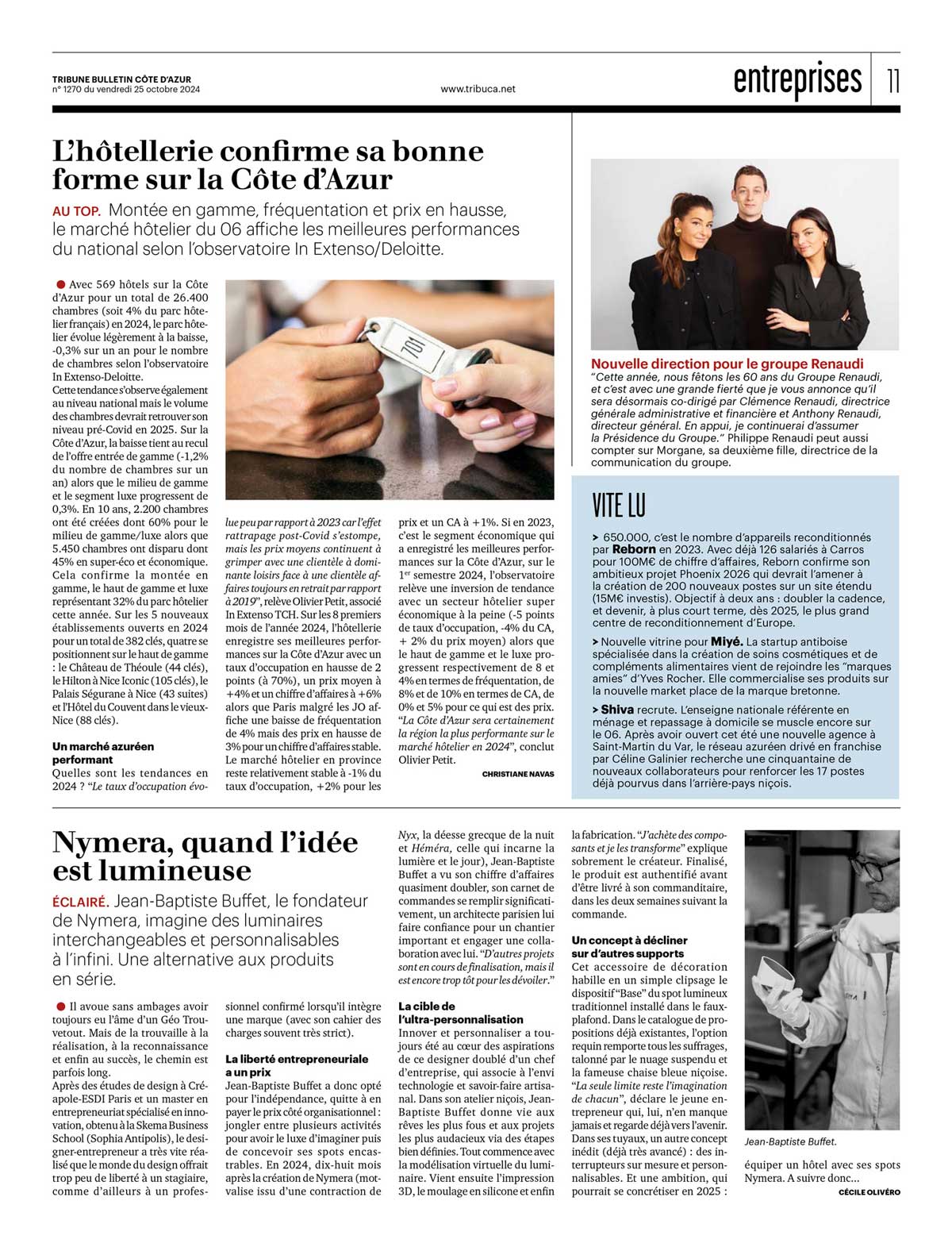 Article Tribune Côte d'Azur - Nymera (page 2)